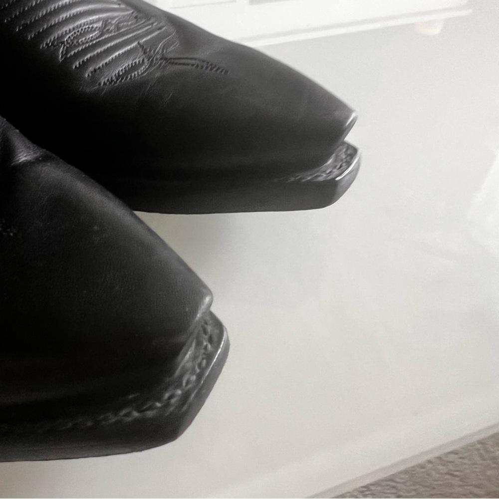 1883 LUCCHESE | Black Soft leather Designer Special Edition Western Cowboy Boots - Picture 5 of 15